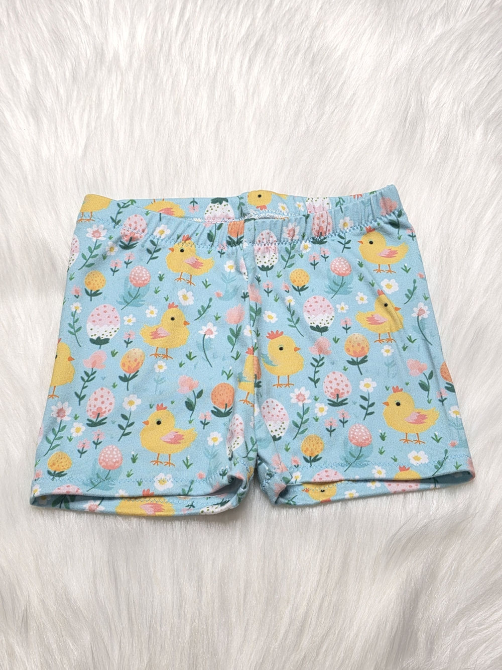 Toddler Girls 2t Blue Chick Print Stretch Shorts